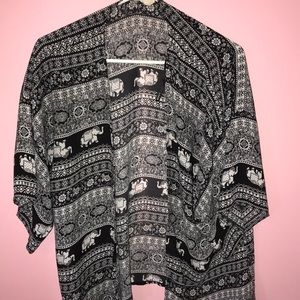 Elephant kimono